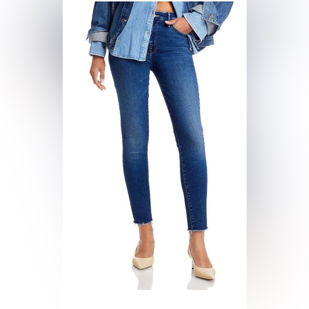 MOTHER High Waister Looker Ankle Fray, size 27